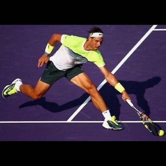 Nike Shirts Nike Rafael Nadals Challenger Premier Rafa Crew Neon